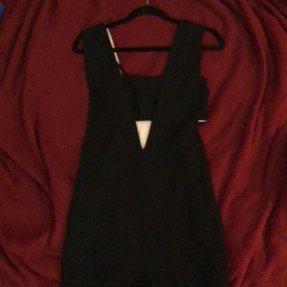 T by Alexander Wang Bandeau Insert Romper, black
